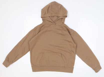 Primark Womens Brown Cotton Pullover Hoodie Size XS Pullover