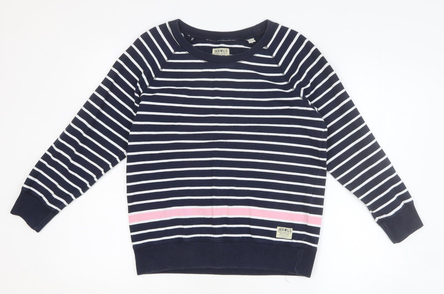 Womens UK Size 12 Jack Wills Blue Pullover Sweatshirt