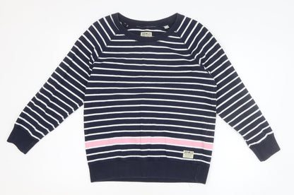 Womens UK Size 12 Jack Wills Blue Pullover Sweatshirt
