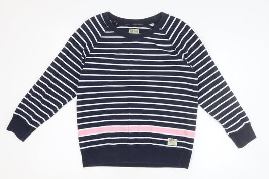 Womens UK Size 12 Jack Wills Blue Pullover Sweatshirt