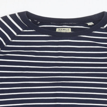 Womens UK Size 12 Jack Wills Blue Pullover Sweatshirt