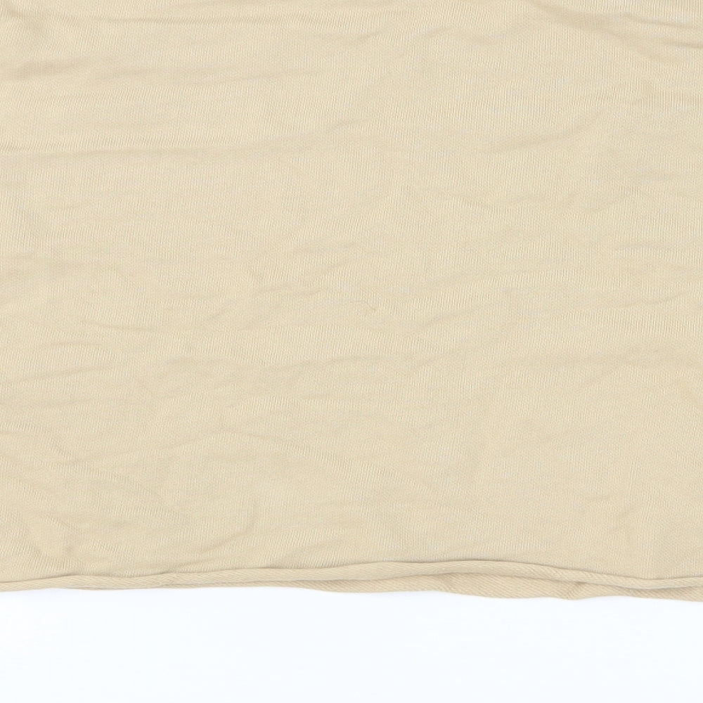 Womens UK Size M Pull&Bear Beige Pullover Sweatshirt