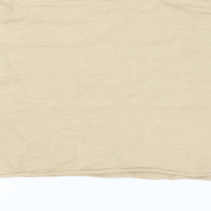 Womens UK Size M Pull&Bear Beige Pullover Sweatshirt