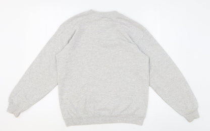 Disney Girls Grey Cotton Pullover Sweatshirt Size S Pullover