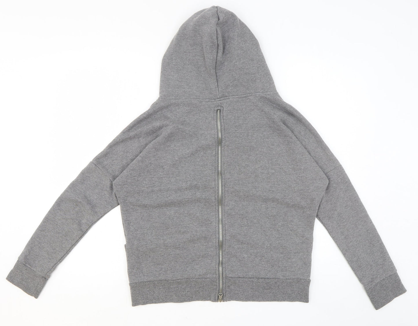 Noisy may Mens Grey Cotton Pullover Hoodie Size XS