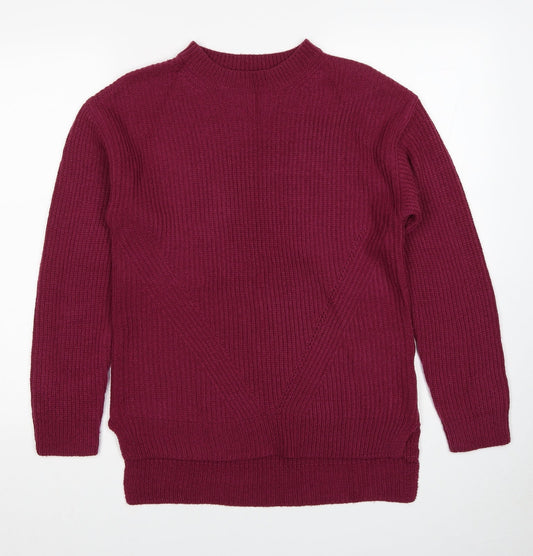 Womens UK Size S Peacocks Purple Pullover Jumper