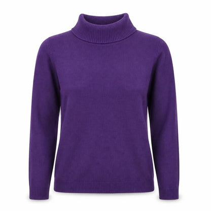 Womens UK Size S Nutshell Purple Pullover Jumper