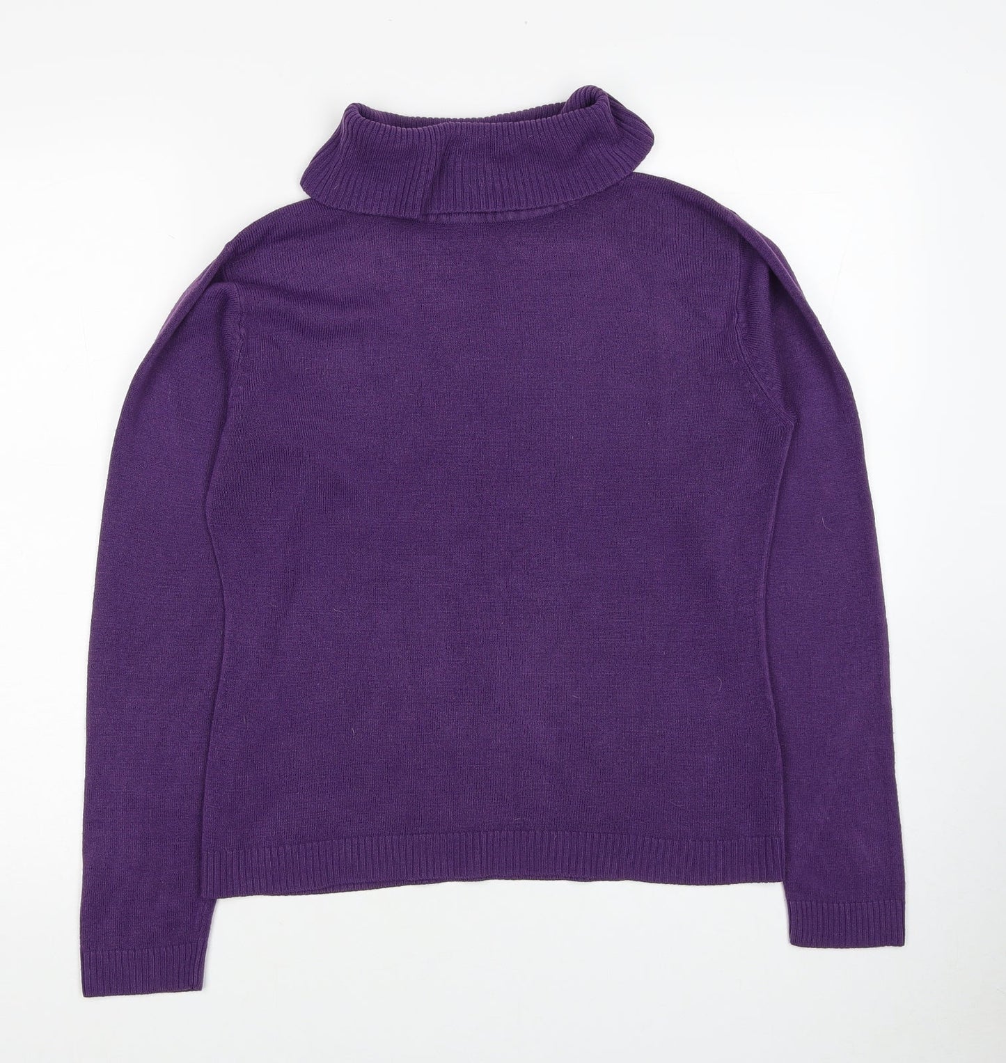 Womens UK Size S Nutshell Purple Pullover Jumper