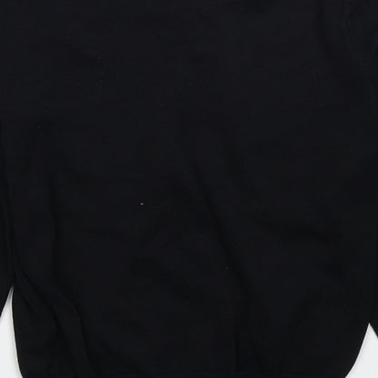 George Boys Black Cotton Pullover Sweatshirt Size 6-7 Years Pullover - The Grinch Merry Christmas