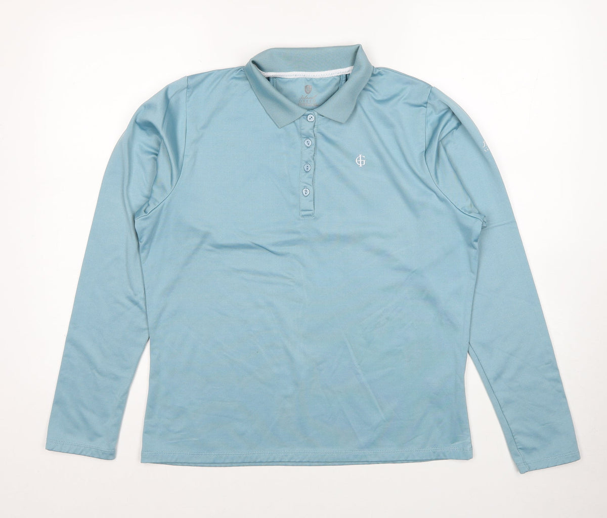 Island Green Womens Blue Polyester Pullover Sweatshirt Size 16 Pullover