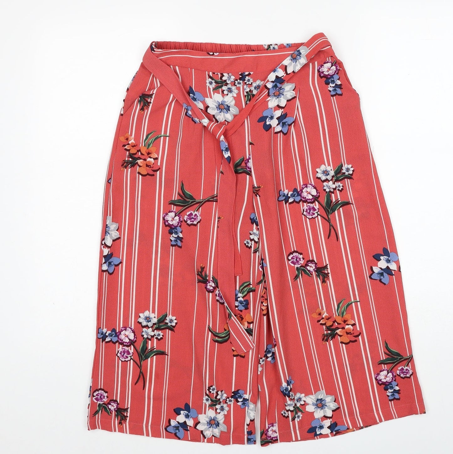 Womens UK Size 8 Primark Regular Fit  Red Trousers
