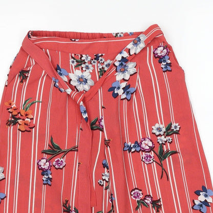 Womens UK Size 8 Primark Regular Fit  Red Trousers