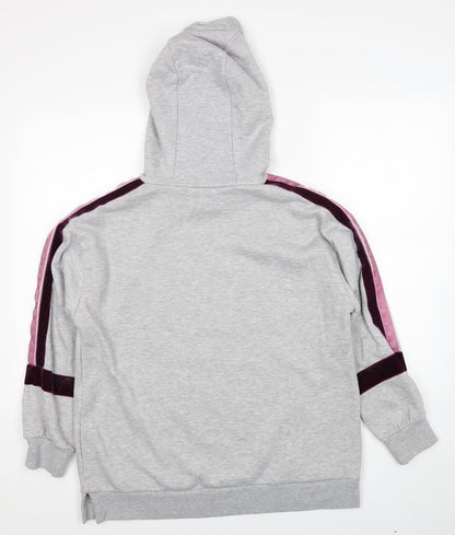 Womens UK Size M Dunnes Stores Grey Pullover Hoodie