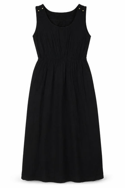 Oasis Womens Black Viscose A-Line Size L Round Neck Pullover