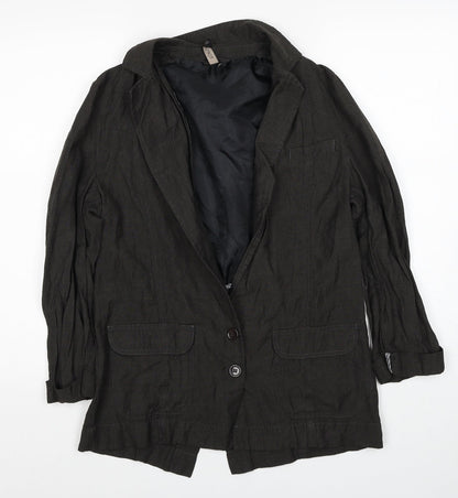 Womens UK Size 10 Topshop Brown Jacket