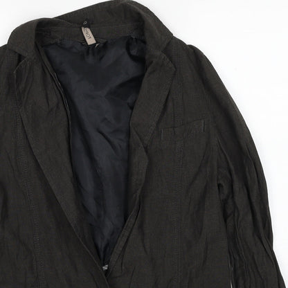 Womens UK Size 10 Topshop Brown Jacket