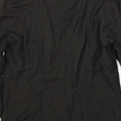 Womens UK Size 10 Topshop Brown Jacket