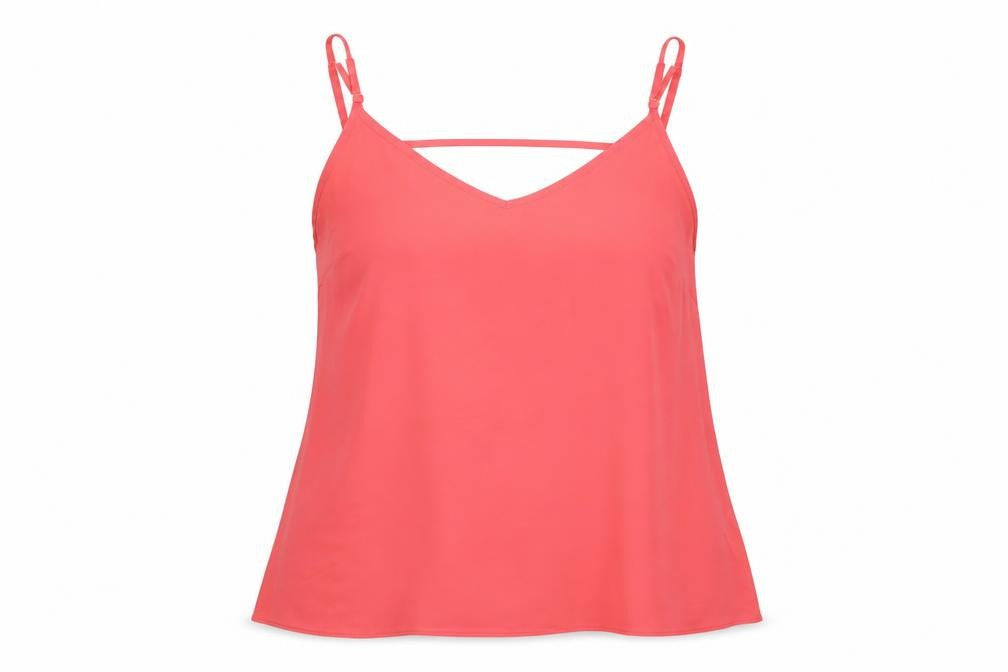 Womens UK Size 14 Primark Pink Basic Tank