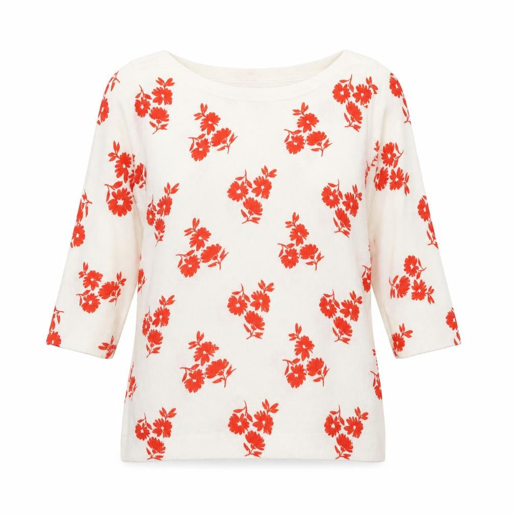 Womens UK Size 10 Papaya White Pullover Jumper