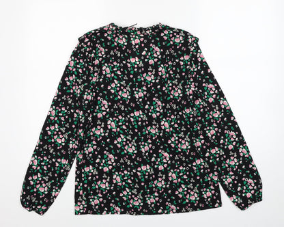 Womens UK Size 8 Marks and Spencer Black Basic Blouse