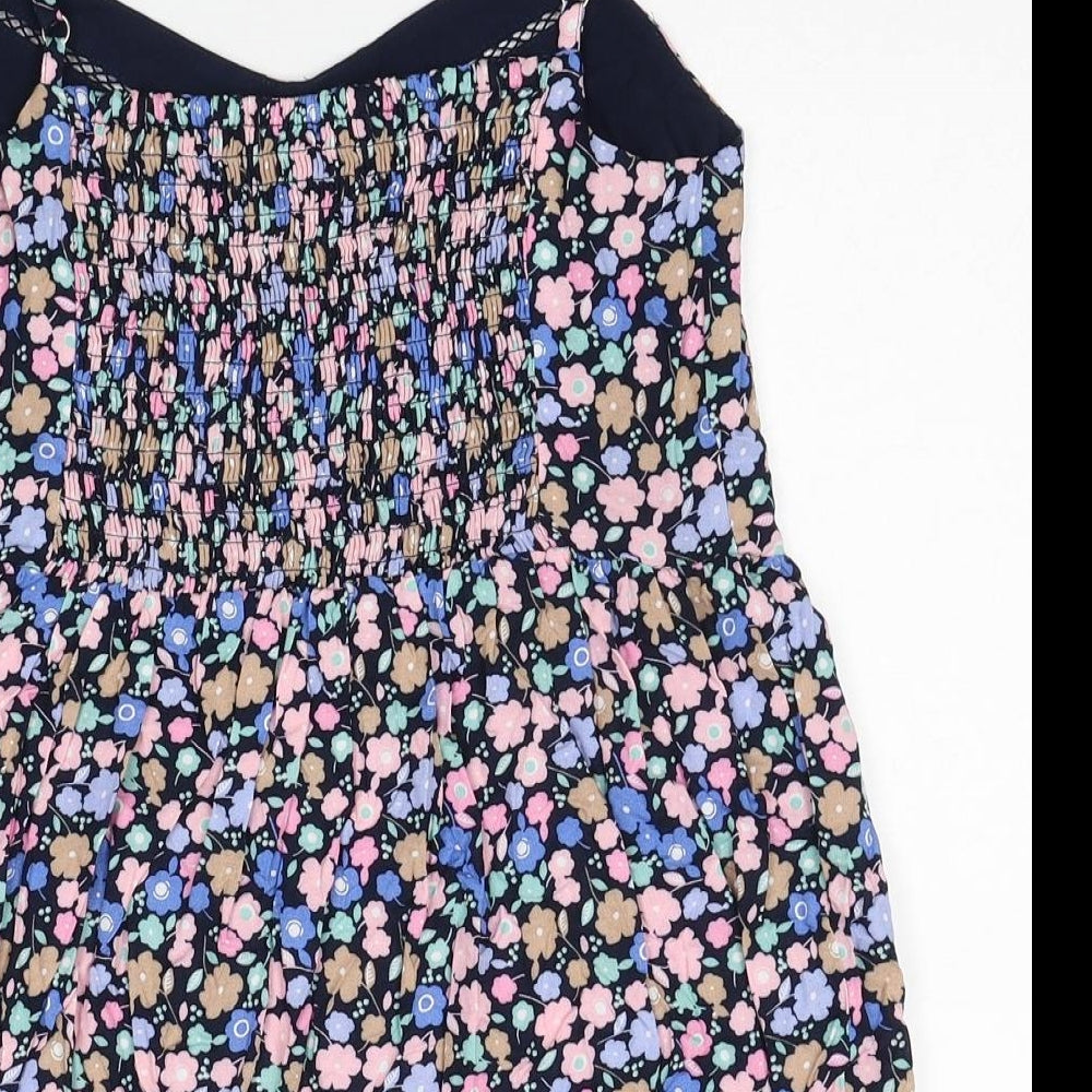 Marks and Spencer Womens Multicoloured Floral Viscose Camisole Blouse Size 6 V-Neck