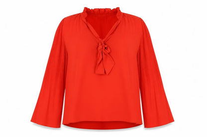 Womens UK Size 8 River Island Red Basic Blouse