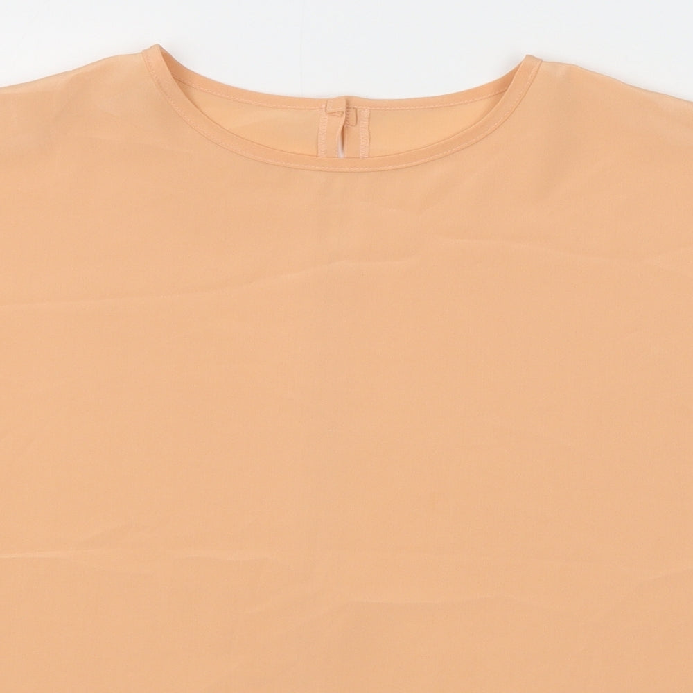 Womens UK Size 16 St Bernard Pink Basic T-Shirt