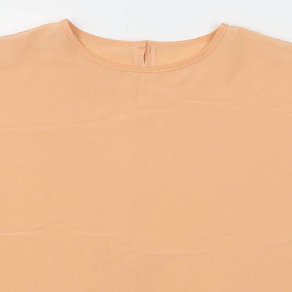 Womens UK Size 16 St Bernard Pink Basic T-Shirt