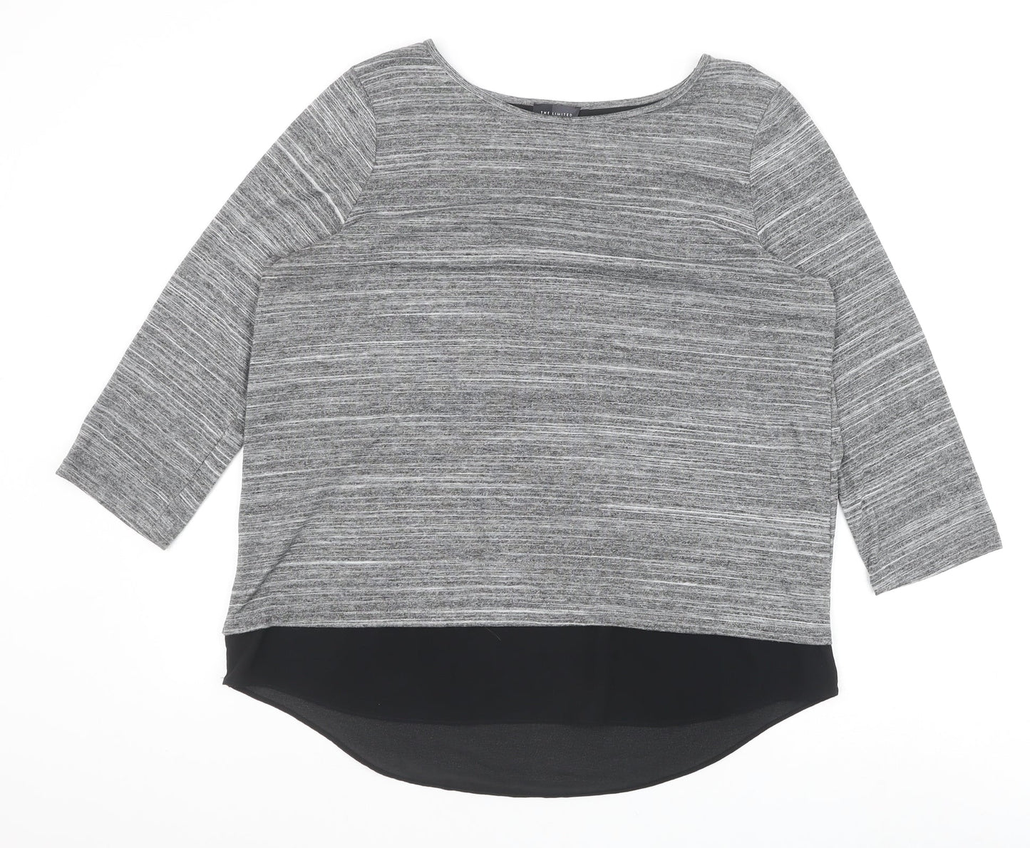 Womens UK Size L The Limited Grey Basic Blouse