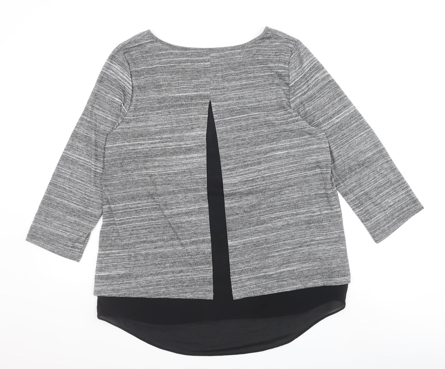 Womens UK Size L The Limited Grey Basic Blouse