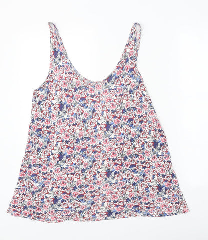 Womens UK Size 12 Warehouse Multicoloured Basic Tank