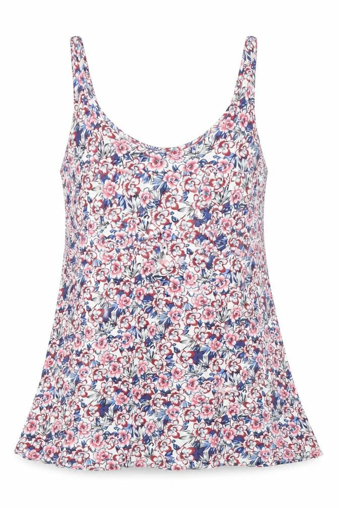 Womens UK Size 12 Warehouse Multicoloured Basic Tank