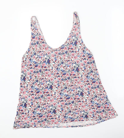 Womens UK Size 12 Warehouse Multicoloured Basic Tank