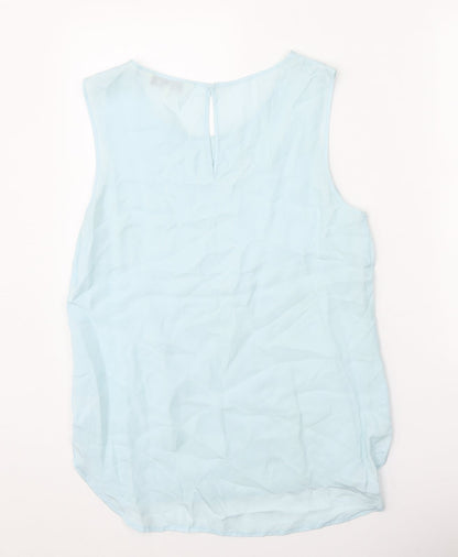 Womens UK Size 10 Damsel in a Dress Blue Basic Tank