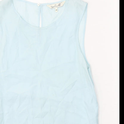 Womens UK Size 10 Damsel in a Dress Blue Basic Tank