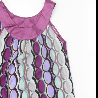 Womens UK Size 12 Papaya Purple Basic Tank