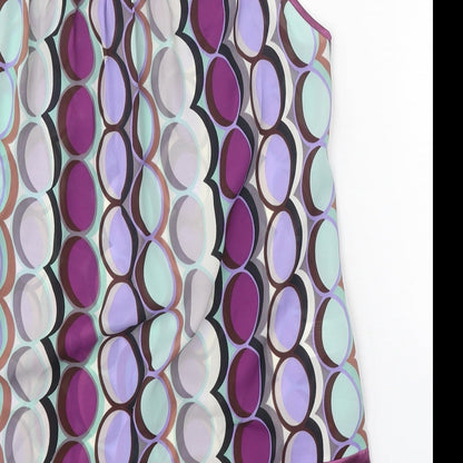 Womens UK Size 12 Papaya Purple Basic Tank