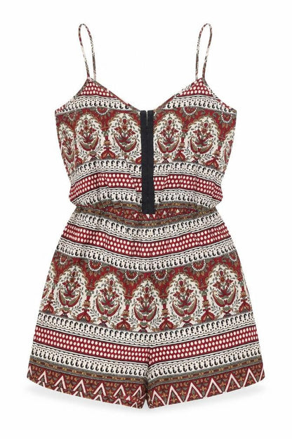 Womens UK Size S Staring at Stars One-Piece Multicoloured Playsuit