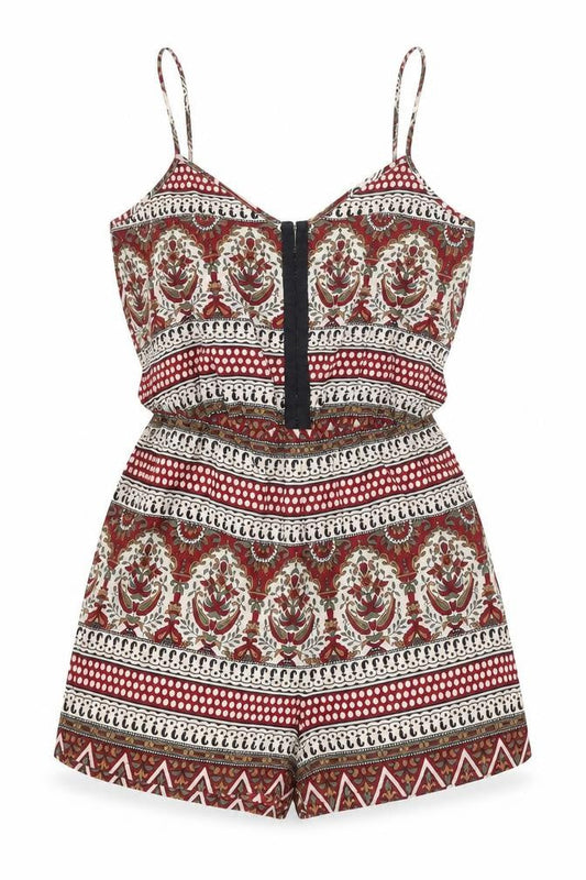 Womens UK Size S Staring at Stars One-Piece Multicoloured Playsuit