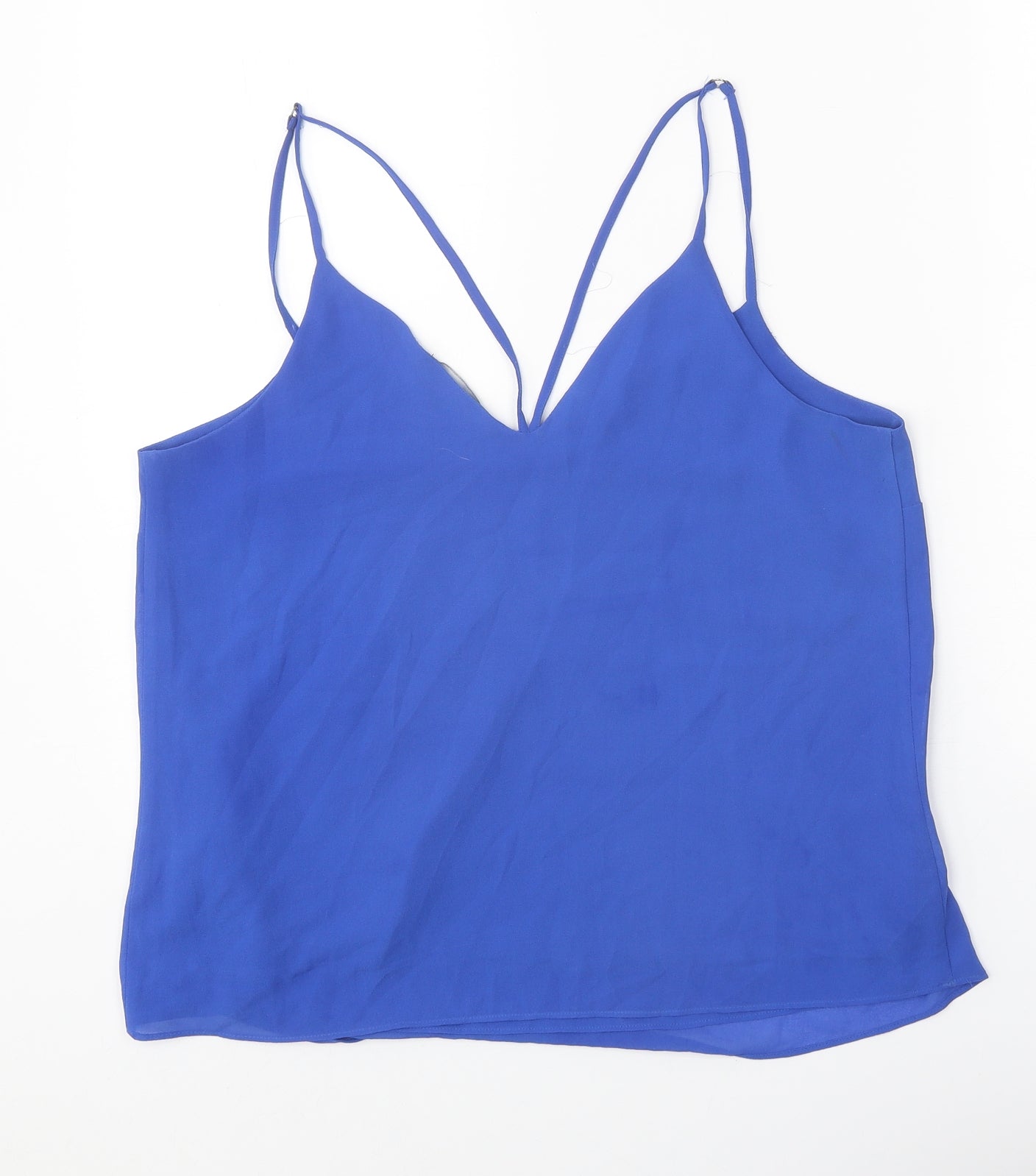 Womens UK Size 12 New Look Blue Camisole Tank