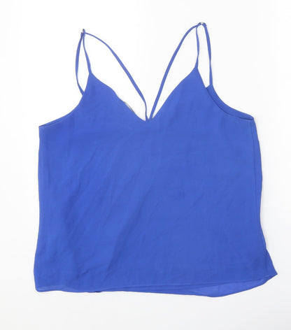 Womens UK Size 12 New Look Blue Camisole Tank