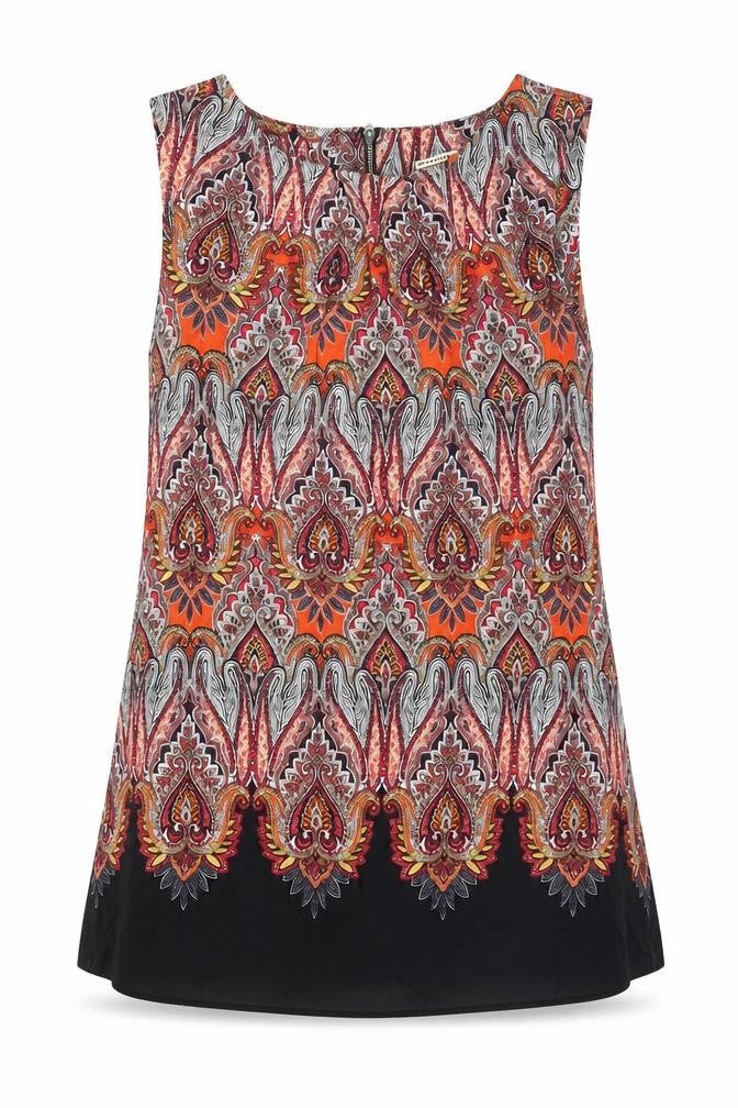 Womens UK Size 10 Billie & Blossom Multicoloured Basic Tank