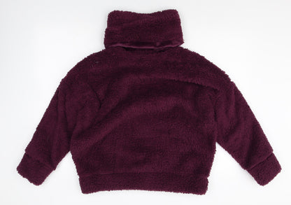 Womens UK Size M Marks and Spencer Purple Pullover Jumper