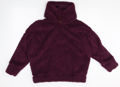 Womens UK Size M Marks and Spencer Purple Pullover Jumper