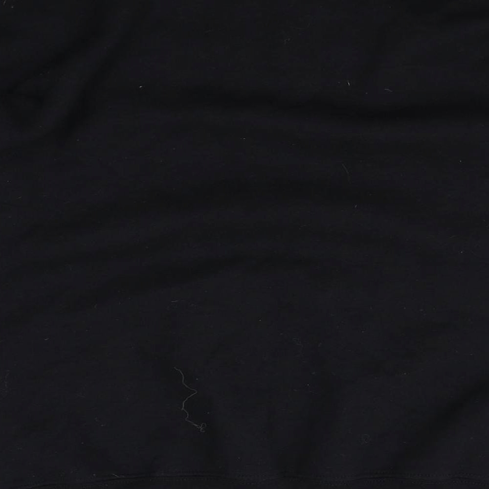 Gildan Womens Black Cotton Pullover Sweatshirt Size S Pullover