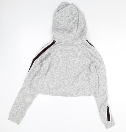 Hollister Womens Grey Cotton Pullover Hoodie Size S Pullover