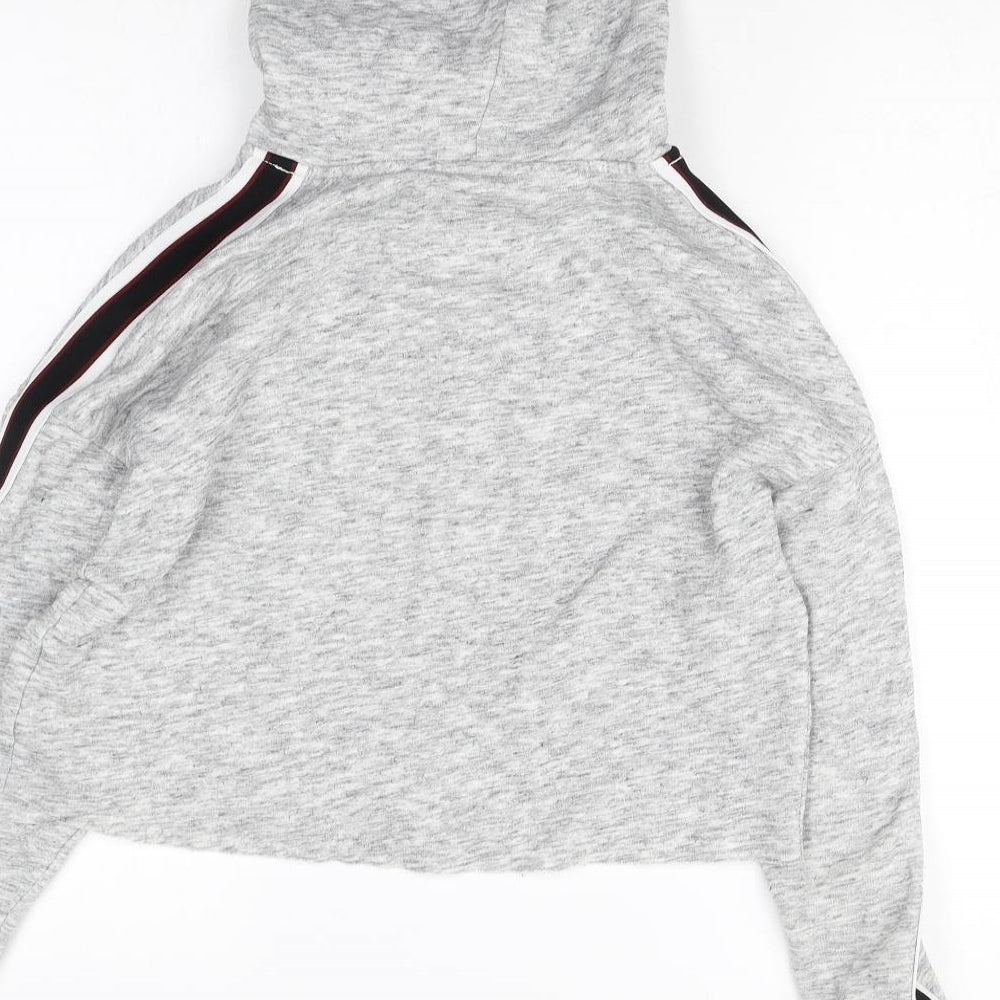 Hollister Womens Grey Cotton Pullover Hoodie Size S Pullover