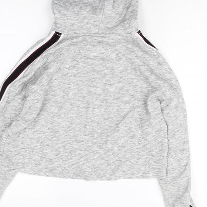 Hollister Womens Grey Cotton Pullover Hoodie Size S Pullover