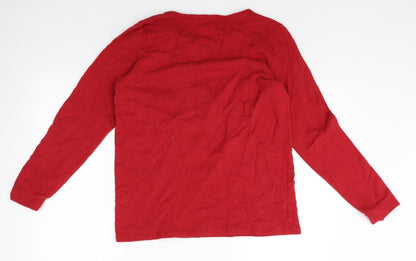Womens UK Size 10 NEXT Red Pullover Sweatshirt