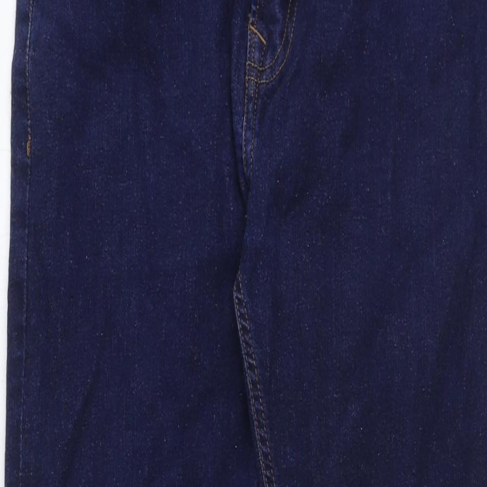 NEXT Womens Blue Cotton Skinny Jeans Size 32 in Regular Zip